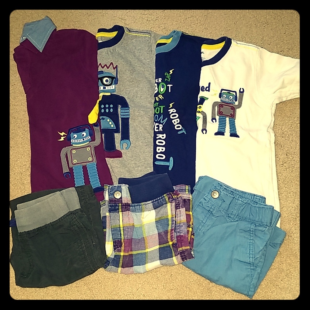 Boys Gymboree robot bundle